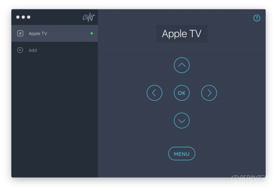 AppleTV を Mac からコントロールできる CiderTV