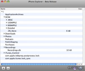 iPhoneの中身を拝見。