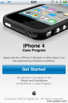 iPhone 4 無償ケース配布開始。