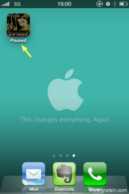 インストールが中断できる。